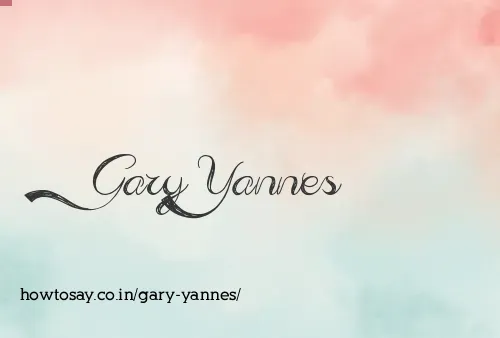 Gary Yannes