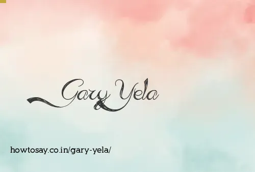 Gary Yela