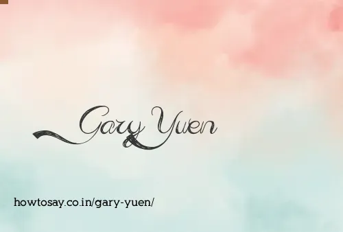 Gary Yuen
