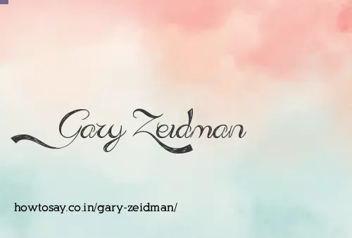 Gary Zeidman
