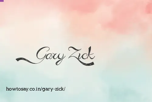 Gary Zick