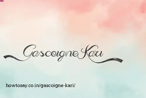 Gascoigne Kari