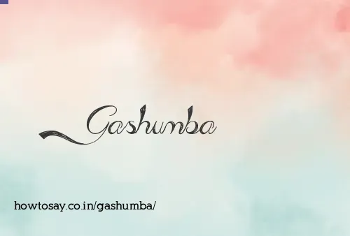 Gashumba