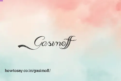 Gasimoff