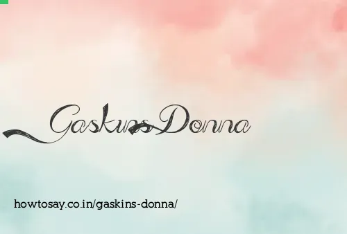 Gaskins Donna