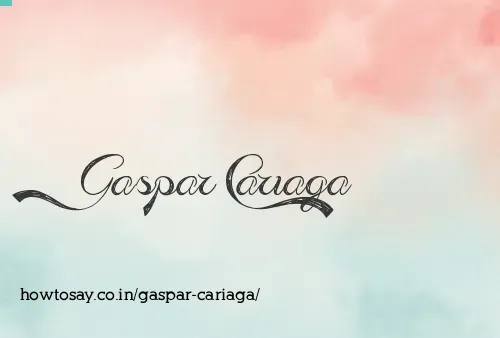 Gaspar Cariaga