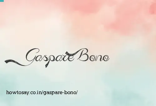 Gaspare Bono