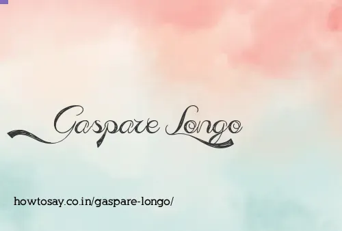 Gaspare Longo