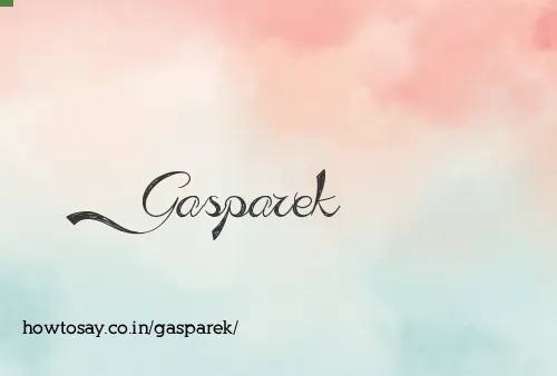 Gasparek