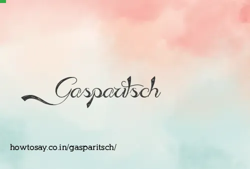 Gasparitsch