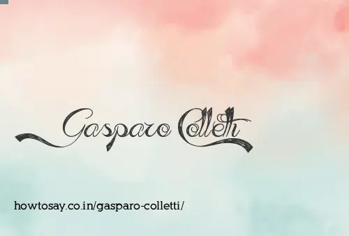 Gasparo Colletti