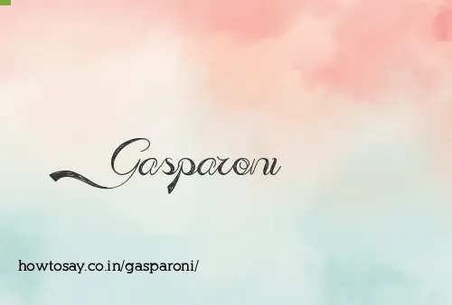 Gasparoni