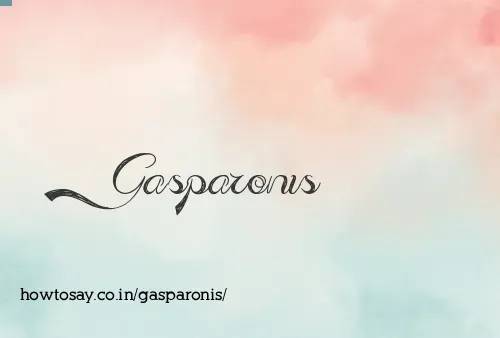Gasparonis