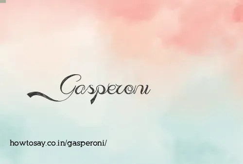 Gasperoni