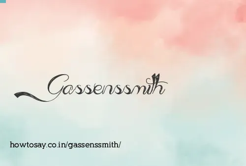 Gassenssmith