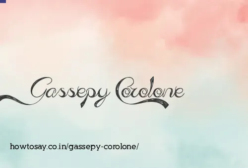Gassepy Corolone