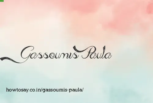 Gassoumis Paula