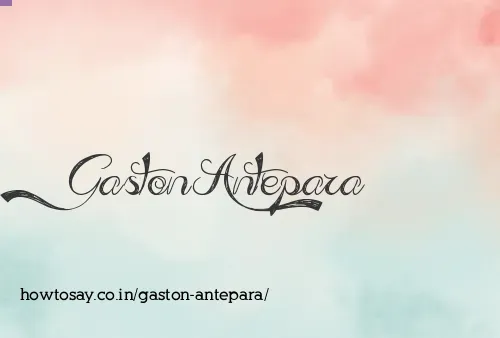 Gaston Antepara
