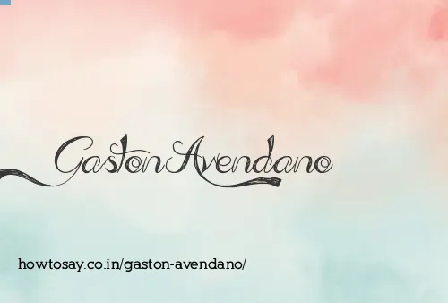 Gaston Avendano