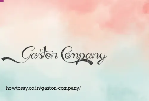 Gaston Company