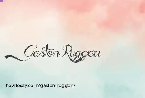 Gaston Ruggeri