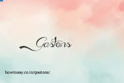 Gastons