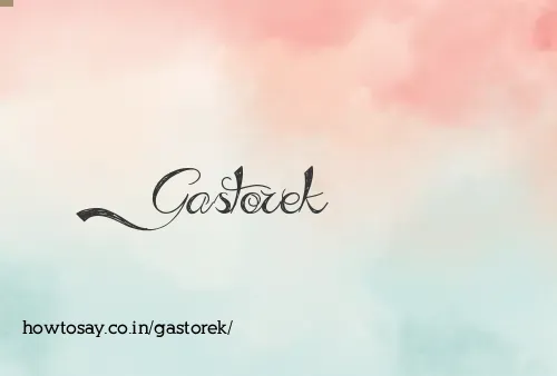 Gastorek