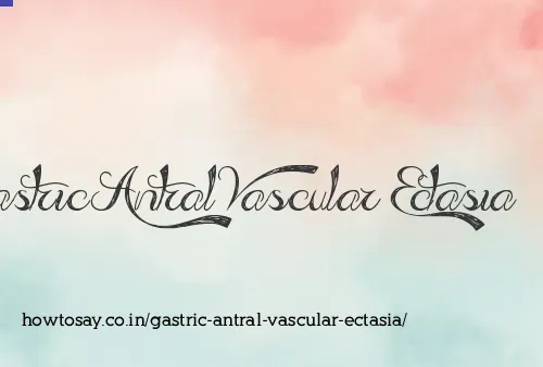 Gastric Antral Vascular Ectasia
