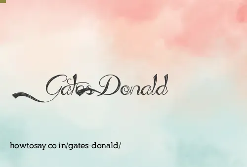 Gates Donald