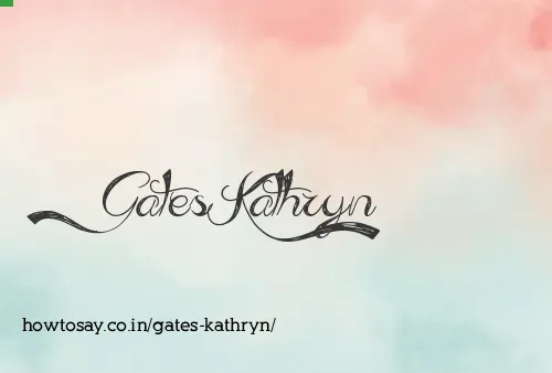 Gates Kathryn