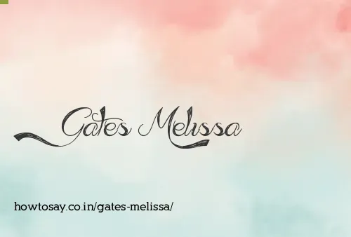Gates Melissa