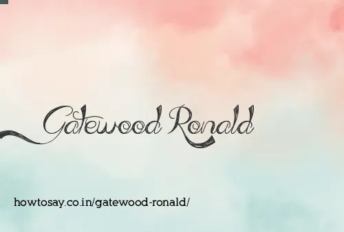 Gatewood Ronald