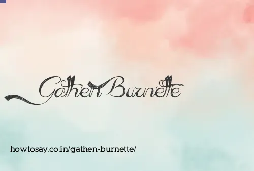 Gathen Burnette