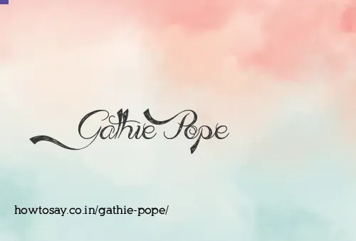 Gathie Pope