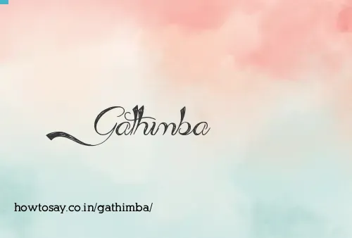 Gathimba