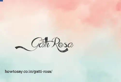 Gatti Rosa