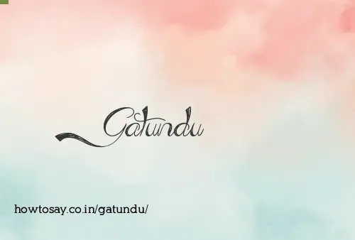 Gatundu