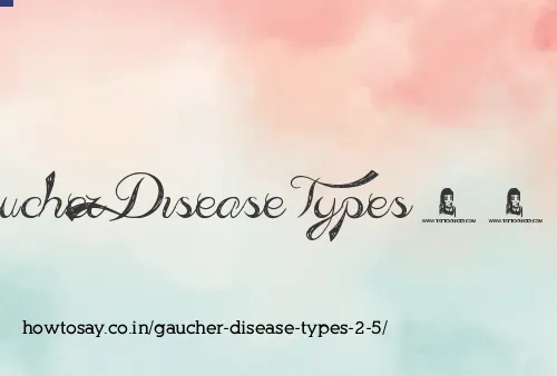 Gaucher Disease Types 2 5