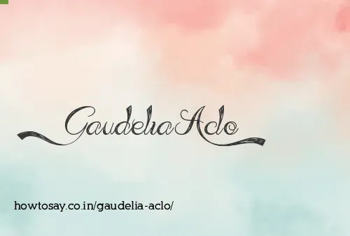 Gaudelia Aclo