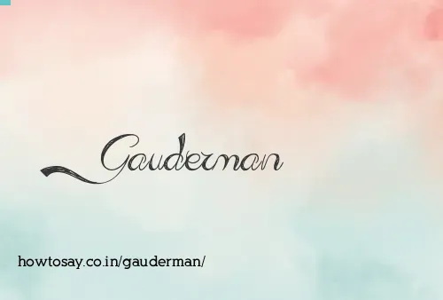 Gauderman