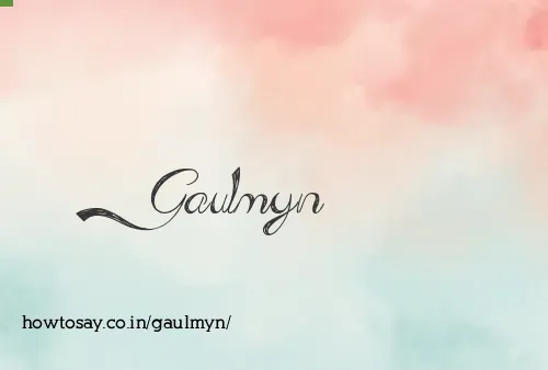 Gaulmyn