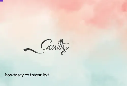 Gaulty