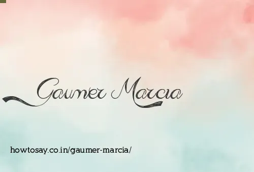 Gaumer Marcia