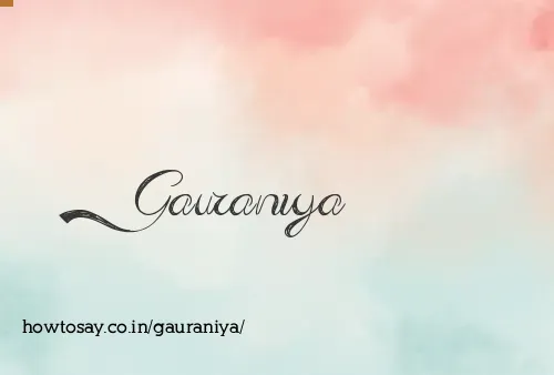 Gauraniya