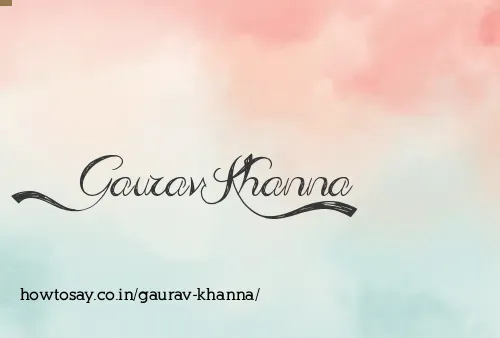 Gaurav Khanna