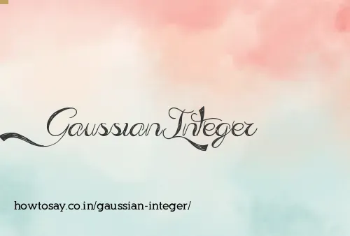 Gaussian Integer