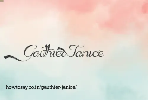 Gauthier Janice