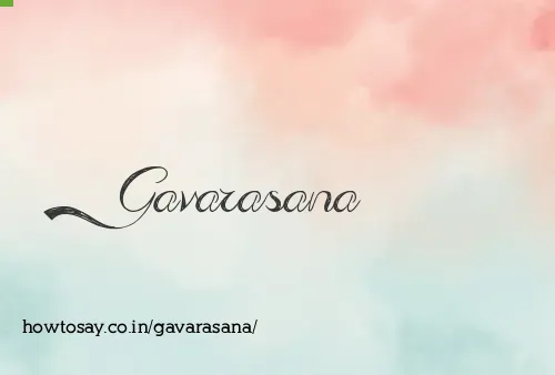 Gavarasana