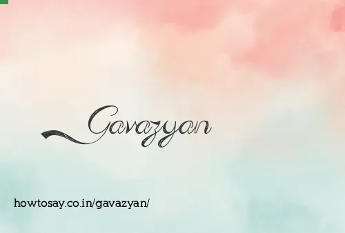 Gavazyan