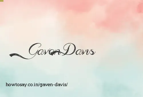 Gaven Davis